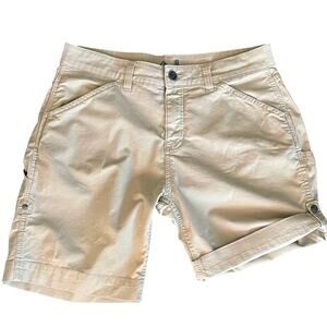 Ridgecut Toughwear Khaki Twill Denim Shorts Womens Size 8 Carpenter Cargo Work